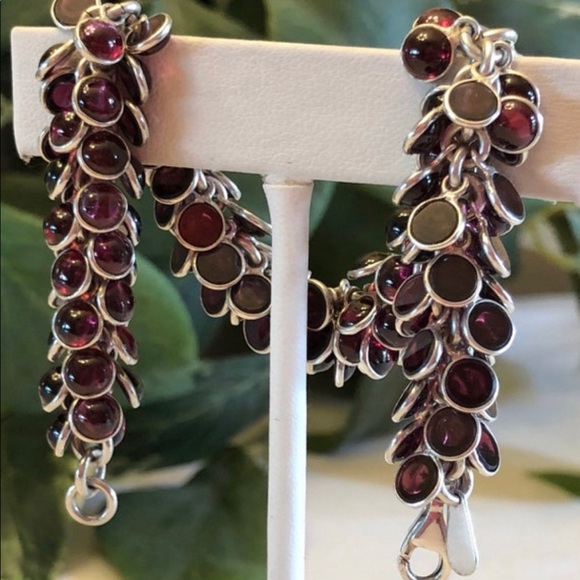 Silpada Garnet Cha-Cha Bead Bracelet RARE B1049 - Picture 9 of 15